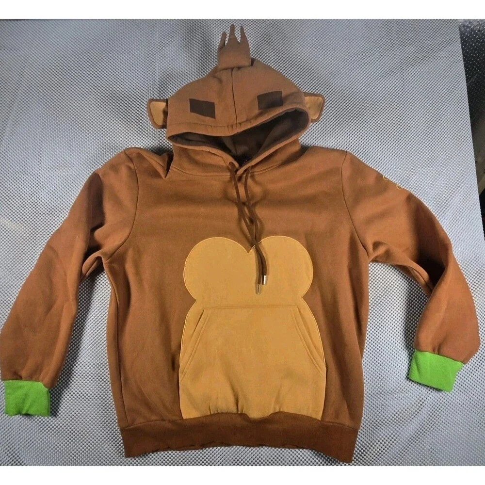 Makeship Bloons TD6 Dart Monkey Hoodie Size L Ninja Kiwi Limited Edition RARE!!!